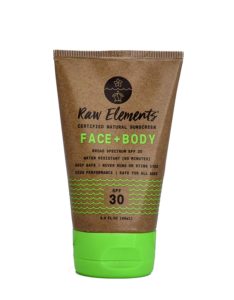 Raw Elements Face & Body Sunscreen (Safe for Baby and Reef-Safe)