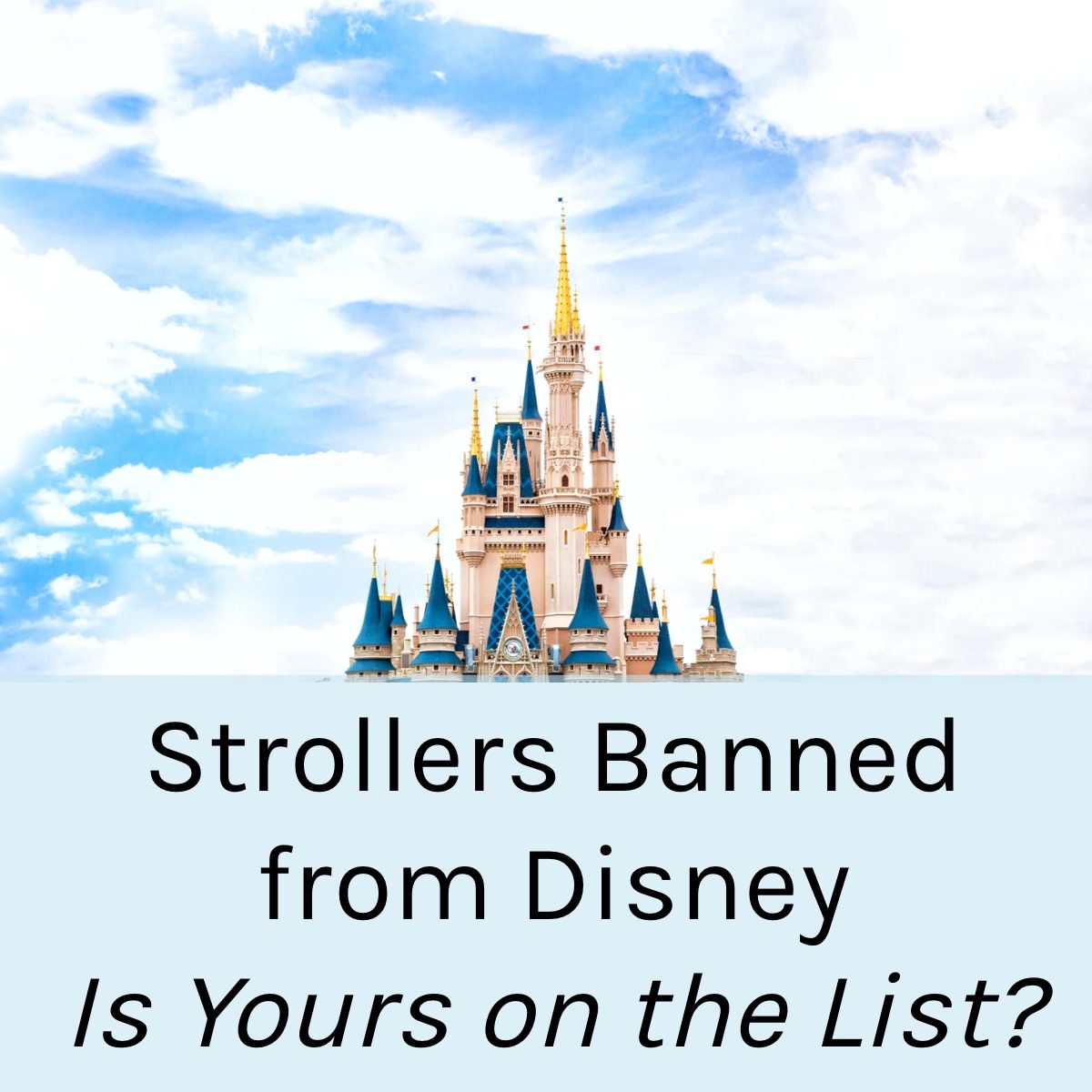 Strollers Banned from Disney