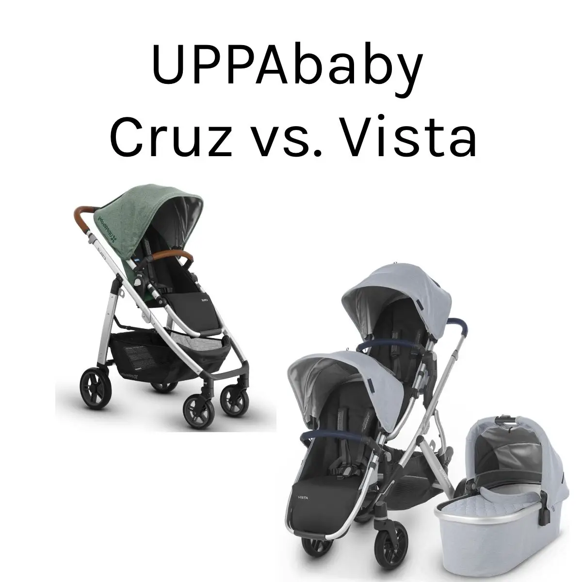 UPPAbaby Cruz vs. Vista Stroller Compar