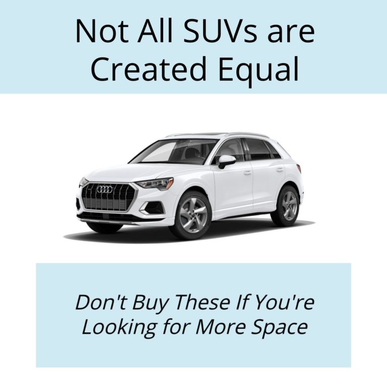 Not All SUVs are Created Equal