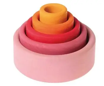 Grimm's Stacking Bowls Pink Review