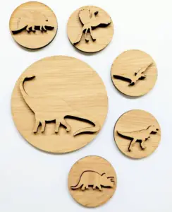 Best Dinosaur Toys | Dinosaur Play-dough Stamps | Woodedn Eco-friendly dinosaur toys