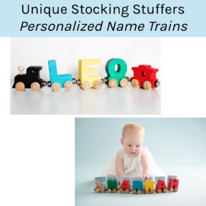 Unique Stocking Stuffers - Personalized Name Train