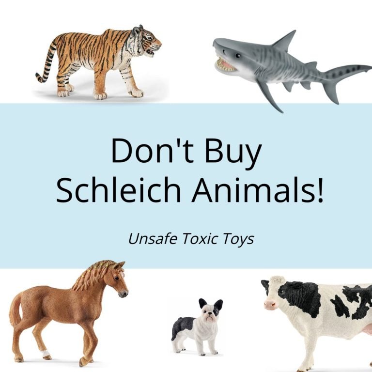 Don't Buy Schleich Animals! Unsafe Toxic Toys