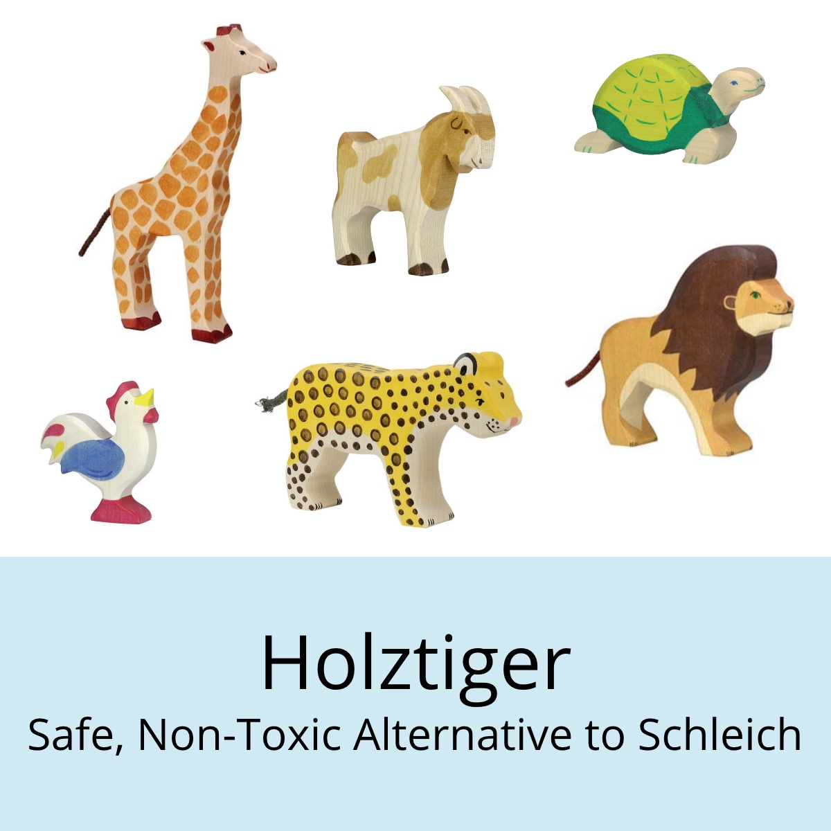 Safe, Nontoxic Alternatives to Schleich Animals (& Dinosaurs) The