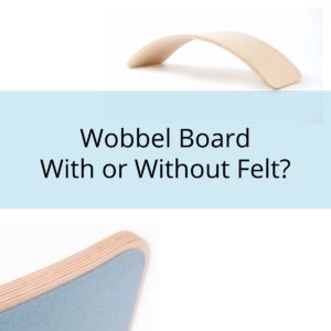 WOBBEL BOARD With or Without Felt_
