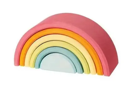 Grimm's Pastel Rainbow 6 piece - No