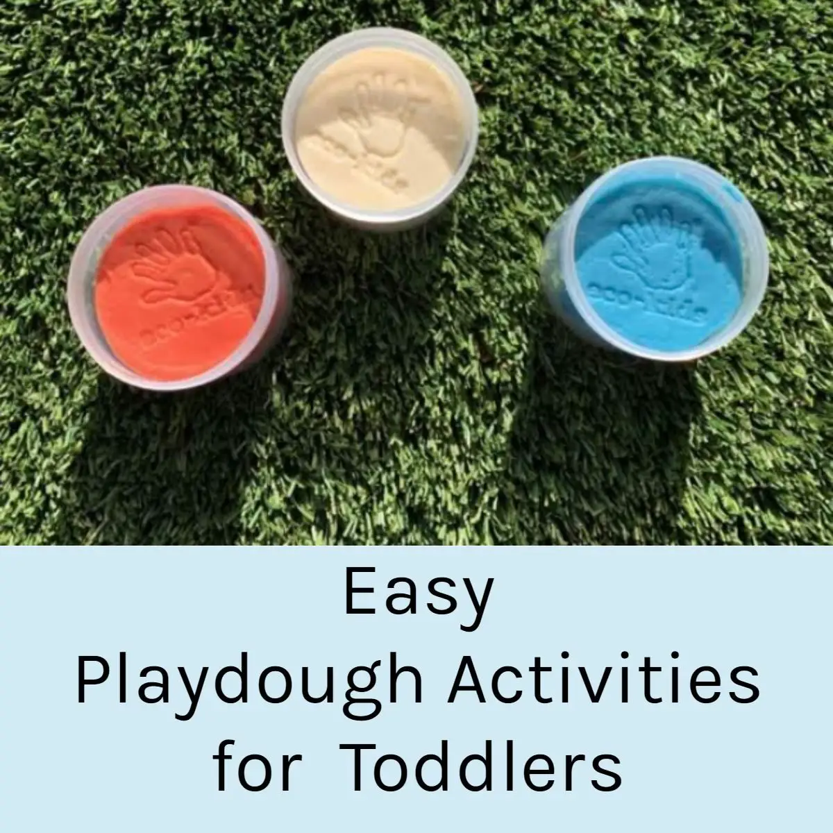 Easy Playdough Activities for Toddlers