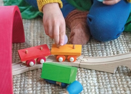 Grimms Train Toy 2020 Pegs
