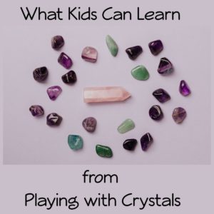 Kids Playing with Crystals