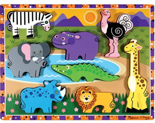 Melissa and Doug Safari Puzzle Best Toddler Puzzles