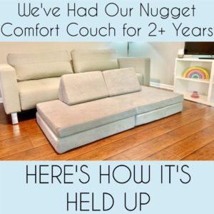 We've Had Our Nugget Comfort Couch for 2 Years - Here's how it's held up! (Wear and Tear)