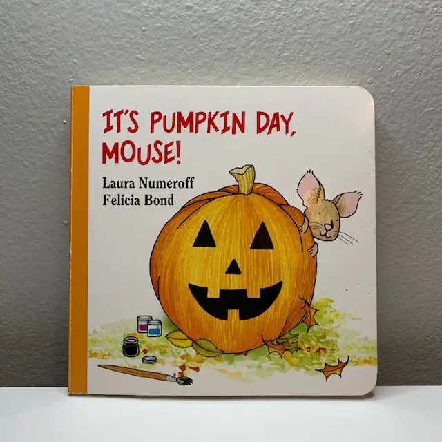 Best Halloween Books for Toddlers - Pumpkin Day Mouse