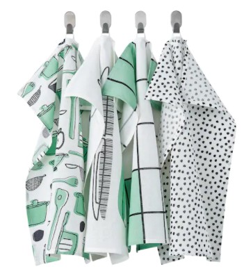 Ikea 2020 Montessori Winter Christmas Dish Towels