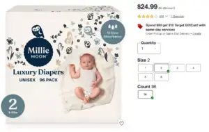 Millie Moon Luxury Diapers Review