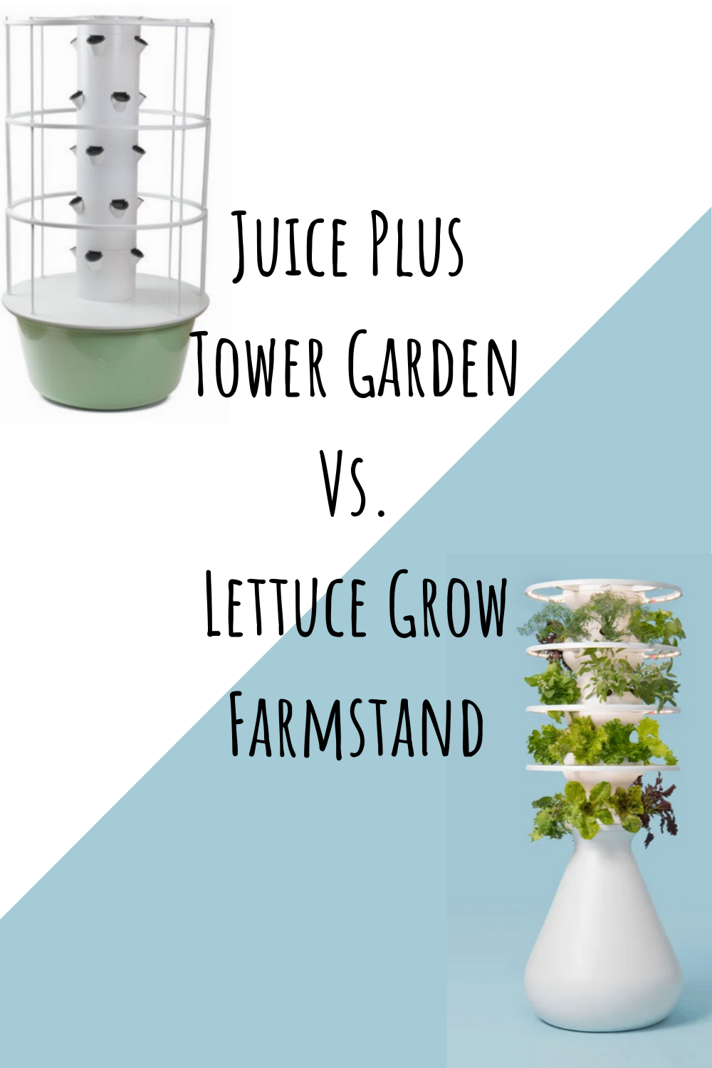 Juice Plus Tower Garden Vs. Lettuce Grow Farmstand Indepth