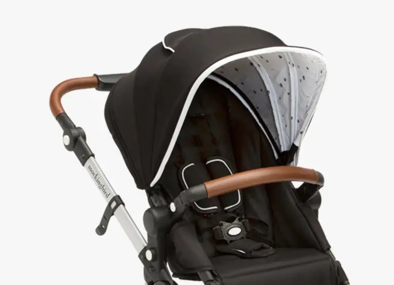 The Mockingbird Stroller with "Watercolor Drops" canopy interior