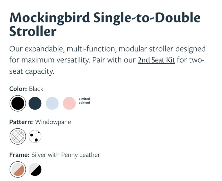 Customize Mockingbird Stroller - Not at Target