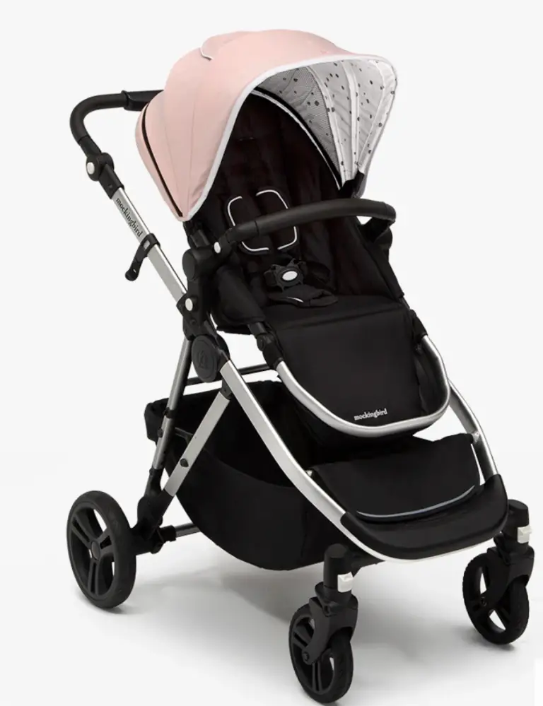 Customizable Mockingbird stroller pink