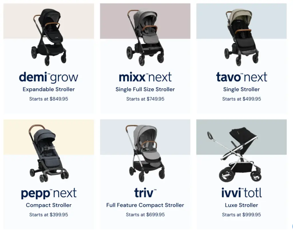 Nuna strollers on sale