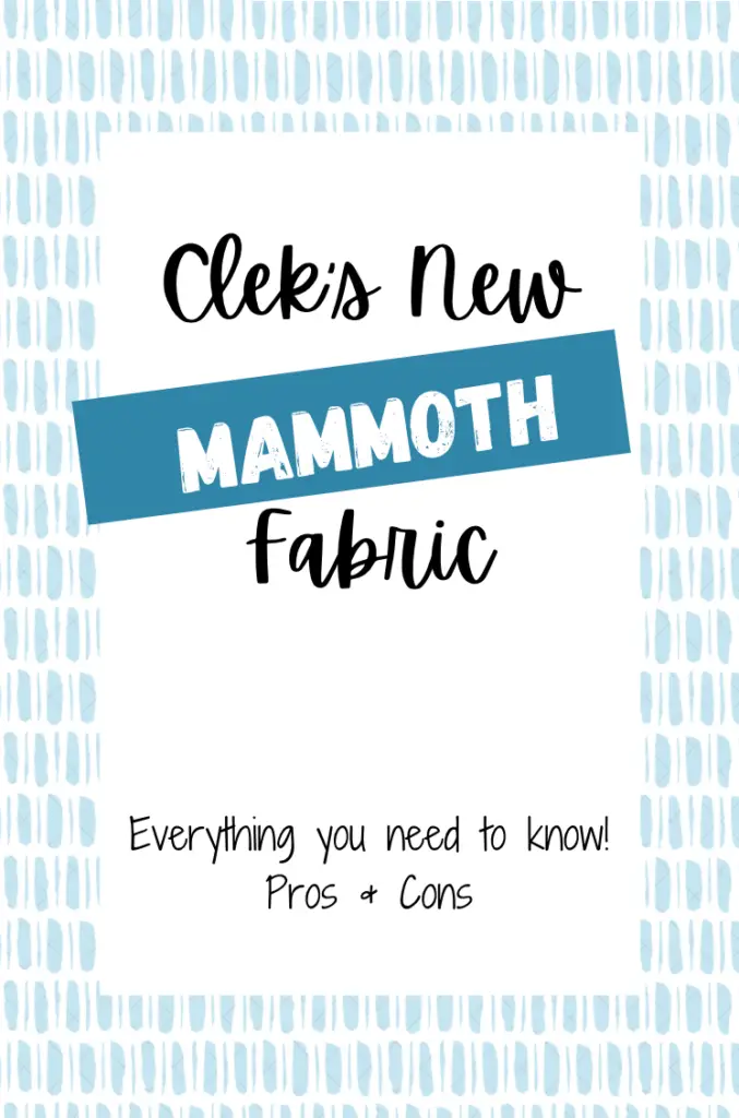Clek's new Mammoth fabric