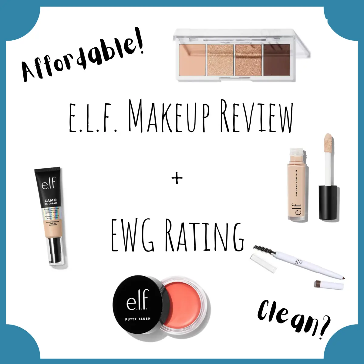 elf makeup review + ewg rating