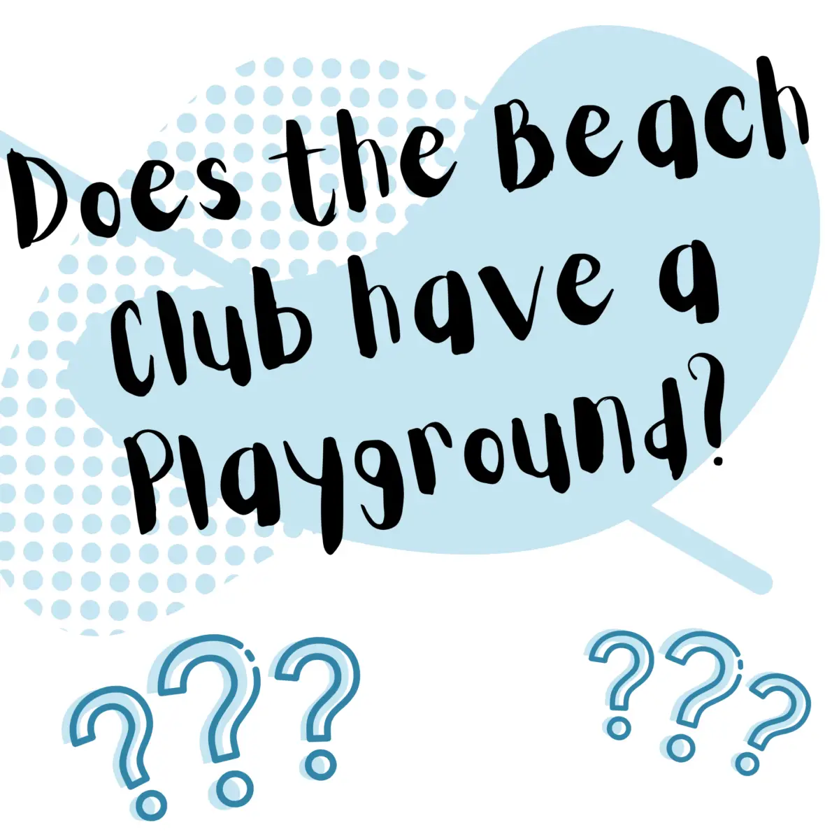 Disney Beach Club Have a playground