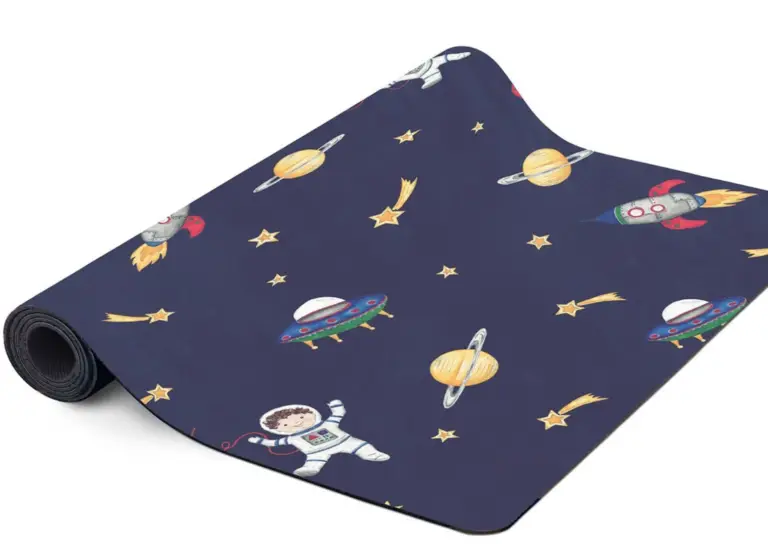Non-toxic yoga mat for kids - gift for kids who like space