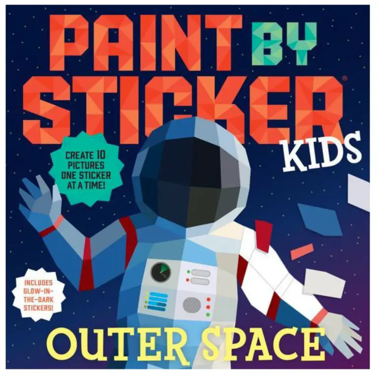 Outer Space Paint by STicker book - gifts for kids who love space