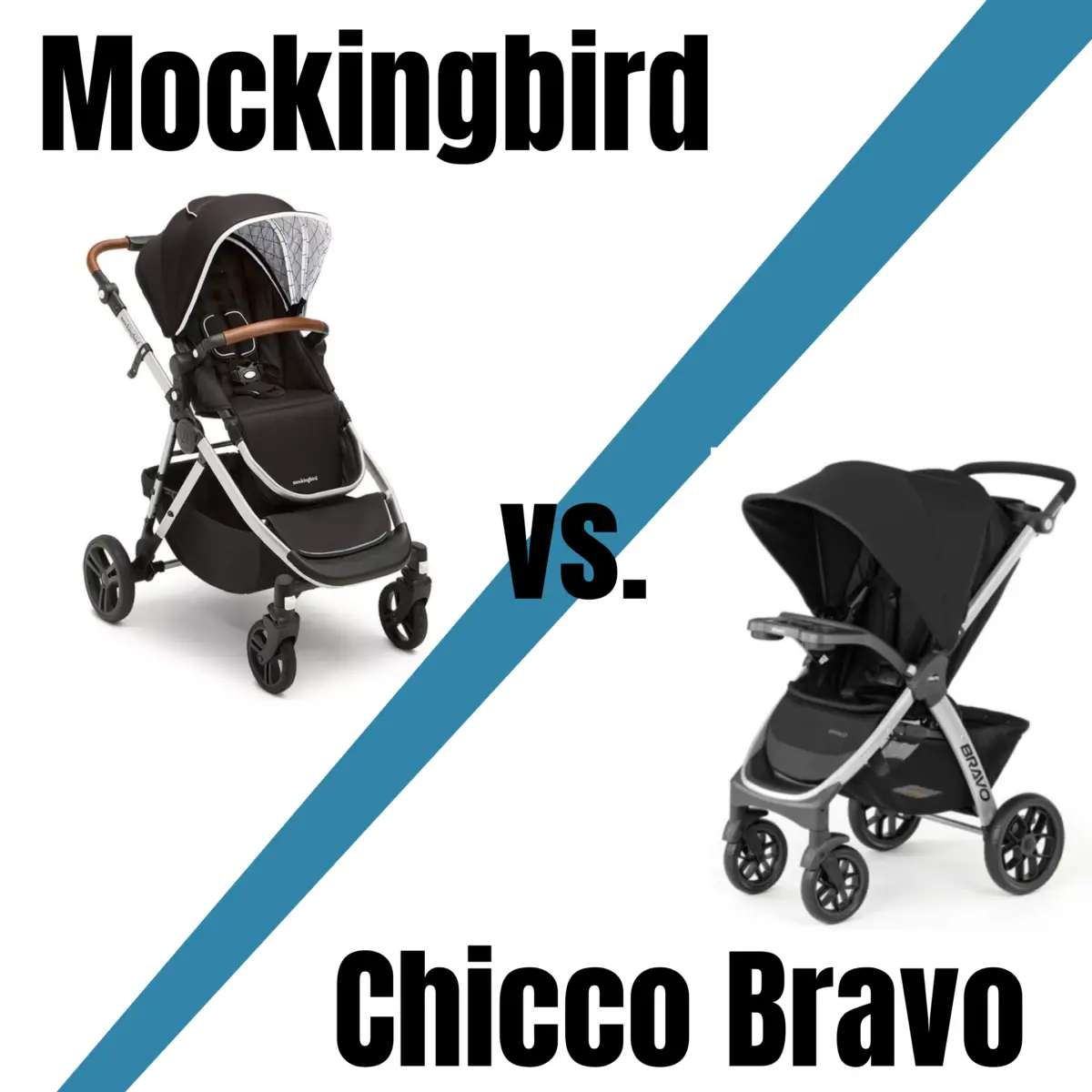 Chicco Bravo vs. Mockingbird Stroller Comparison