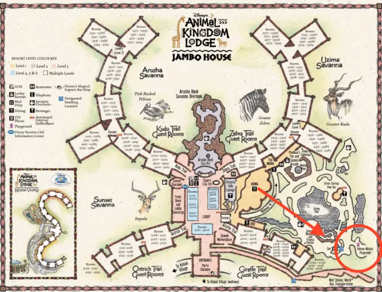 Does Animal Kingdom Lodge have a Playground Map