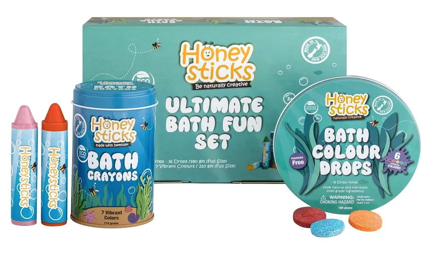 Nontoxic Bath Gift Crayons and Color Drops
